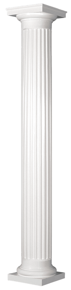 FRP Tuscan Non-Tapered Round Fluted
